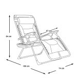 Delux Zéró gravitációs szék, több színben-narancs