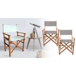 Rendezői szék 2 db, több színben-szürke