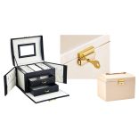 Ékszertartó táska, több színben-pezsgőszín