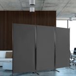 Mobil térelválasztó 260x180cm, szürke