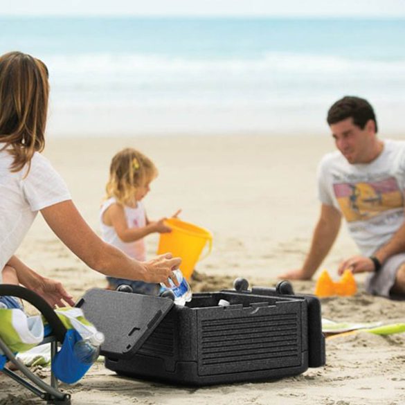 Hőtartó tároló doboz-fekete