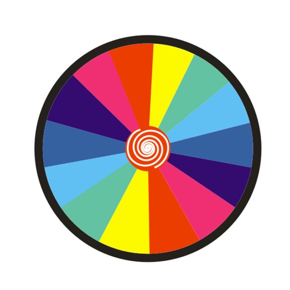 Írható szerencsekerék állvánnyal 