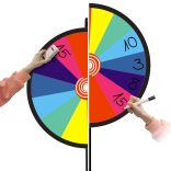 Írható szerencsekerék állvánnyal 