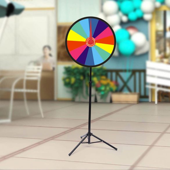 Írható szerencsekerék állvánnyal 