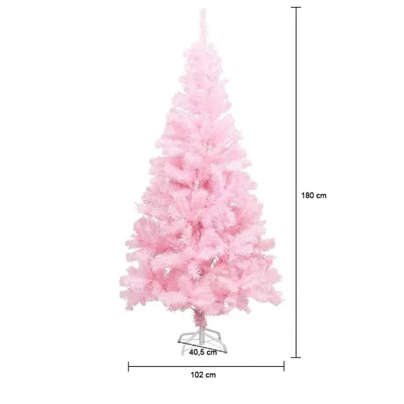 Rózsaszín műfenyő - több méretben-180 cm-es 