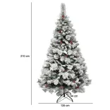Havas műfenyő - több típusban-210 cm-es