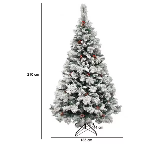 Havas műfenyő - több típusban-210 cm-es
