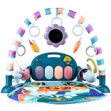 Zongorás játszószőnyeg - több típusban-kék