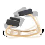 Egyensúlyfejlesztő térdeplőszék - több típusban-szürke