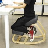 Egyensúlyfejlesztő térdeplőszék - több típusban-szürke