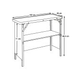 Összecsukható hordozható bárpult