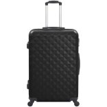 Utazóbőrönd szett kozmetikai táskával, több színben-fekete