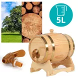 Tölgyfa hordó 5 literes