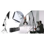 Stúdió világítás táskával