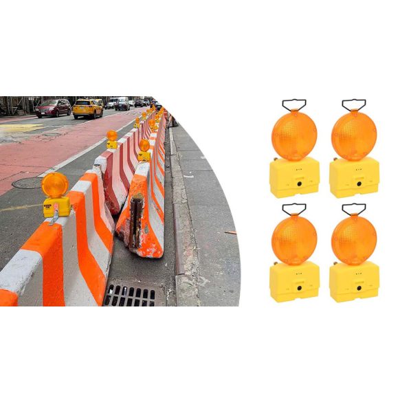 Figyelmeztető közúti világítás 4 db