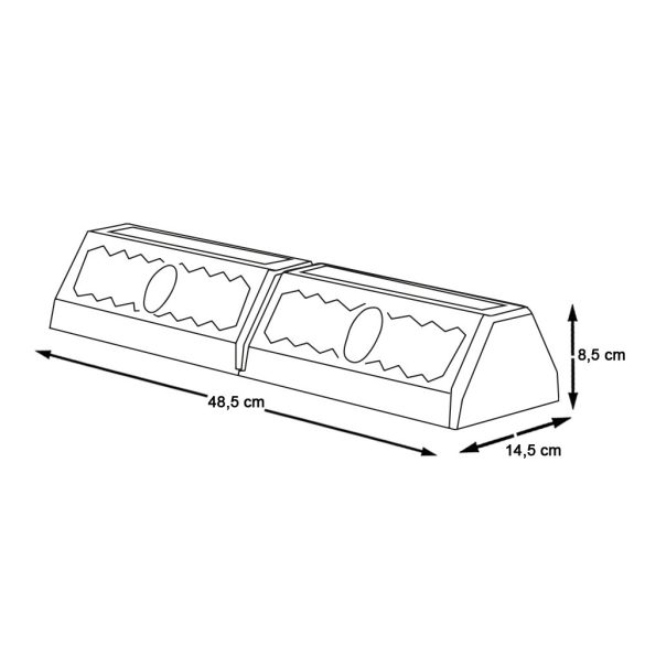 Parkolás ütköző 2 db