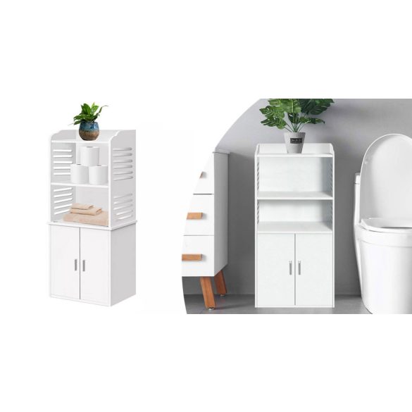 Kis méretű fürdőszobai szekrény, fehér