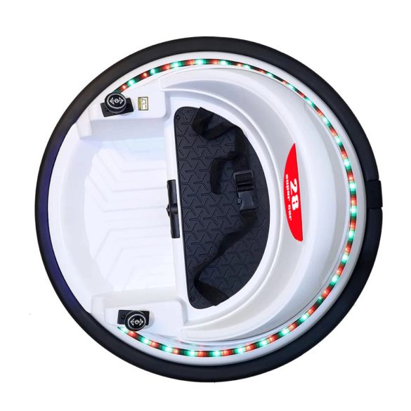 Elektromos gyermek dodzsem 6V, akku+távirányító, fehér