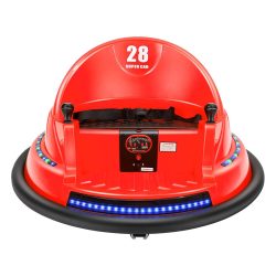   Elektromos gyermek dodzsem 6V, akkumulátorral, távirányítóval, piros