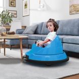 Elektromos gyermek dodzsem 6V, akkumulátorral, távírányítóval, kék