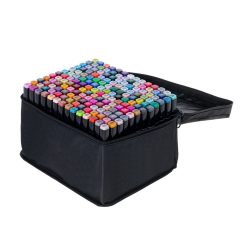   168 db-os kétvégű marker készlet ajándék kézitáskában