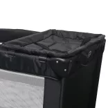 Utazóágy pelenkázó lappal és játékhíddal