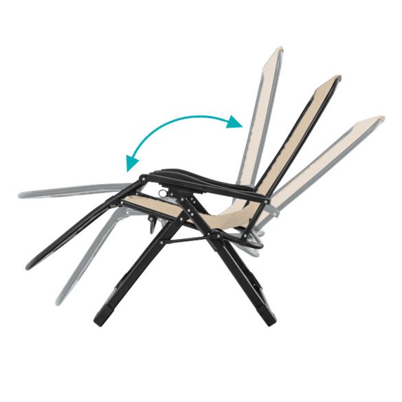 Párnázott zéró gravitáció szék, több színben-bézs