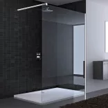 Walk-in 8 mm-es edzettüveg zuhanyfal, 120x200cm