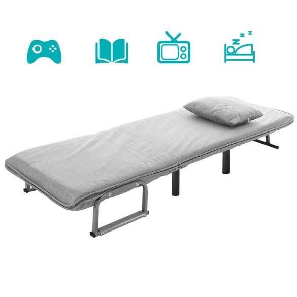 2 az 1-ben fotelágy, több színben-világos szürke