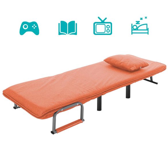 2 az 1-ben fotelágy, több színben-narancs