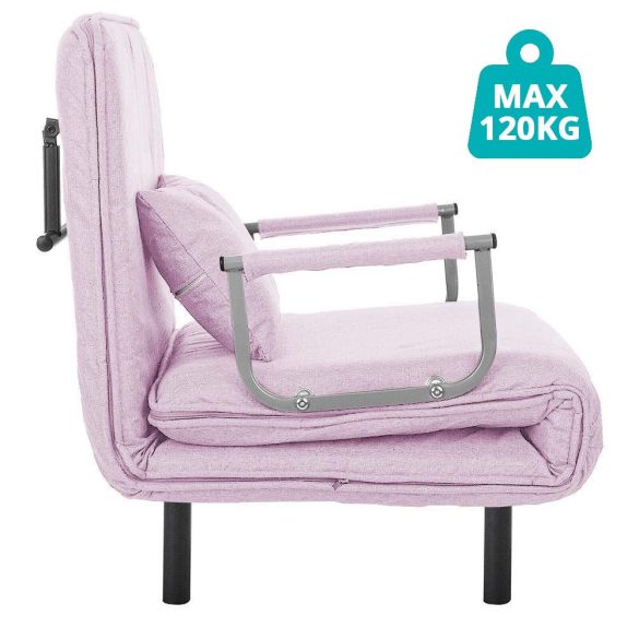 2 az 1-ben fotelágy, több színben-rózsaszín