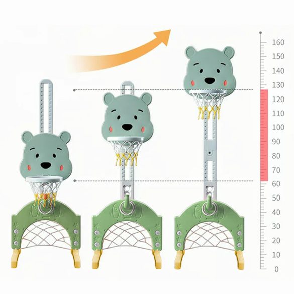 4 az 1-ben állítható magasságú gyerek játékszett,  kék-zöld