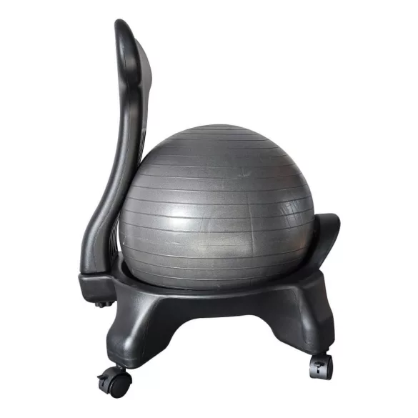 Fitnesz szék 55 cm labdával, pumpával