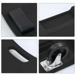 Műanyag aláfekvő, fekete