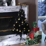 Fekete műfenyő, 120cm 230ág