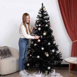 Fekete műfenyő, 180cm 708ág