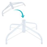 Kék műfenyő, 120cm 230ág