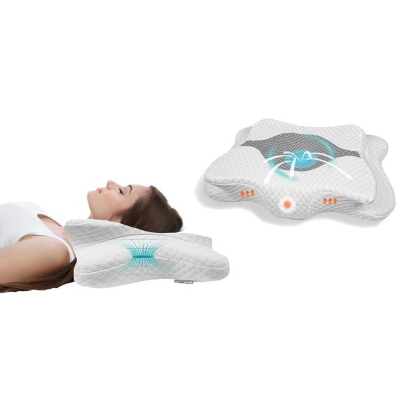 Ortopédiai kialakítású, memóriahabos nyakpárna