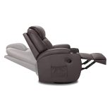 Masszázsfotel, barna