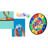 Játék darts tábla öntapadós labdákkal