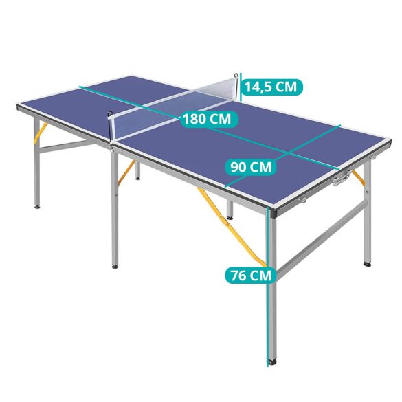 Beltéri pingpongasztal hálóval 