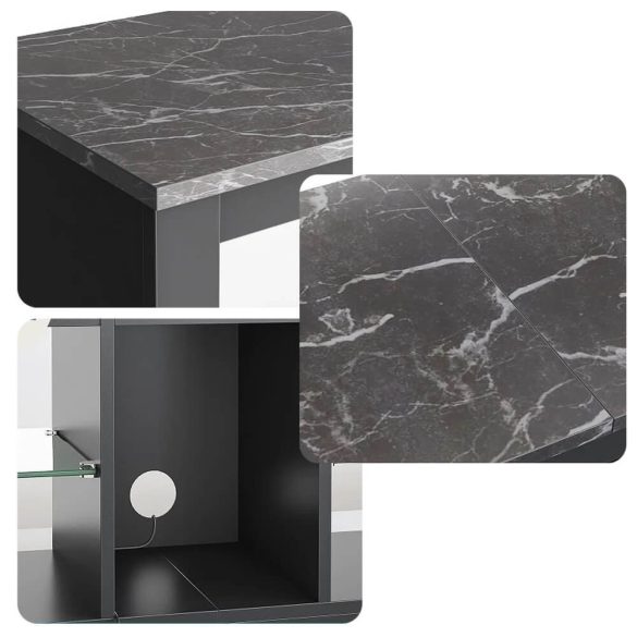 TV állvány LED díszvilágítással