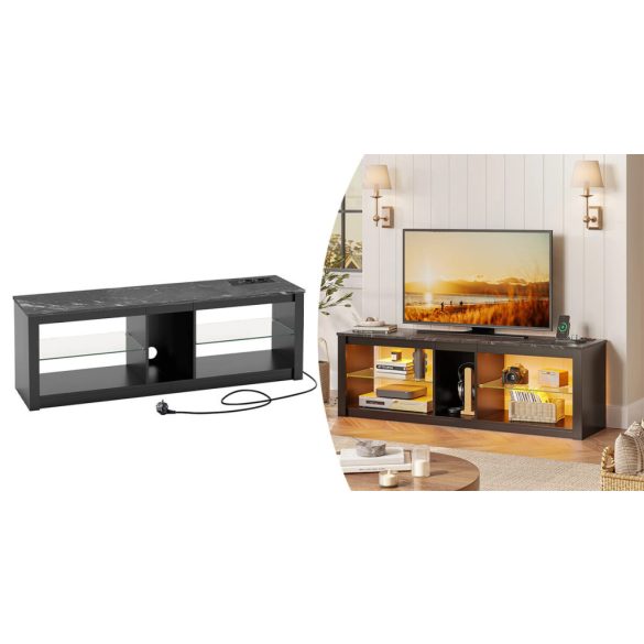 TV állvány LED díszvilágítással