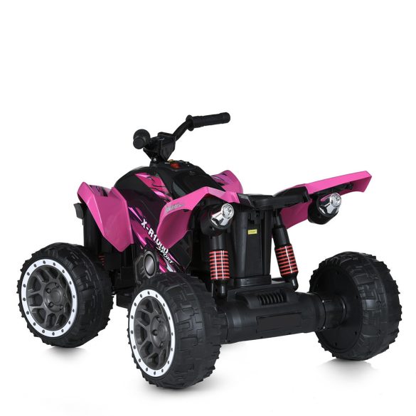 Elektromos quad gyerekeknek, 12V, rózsaszín