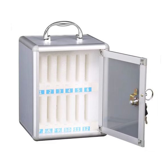 Mobiltelefon széf, 12db telefonnak