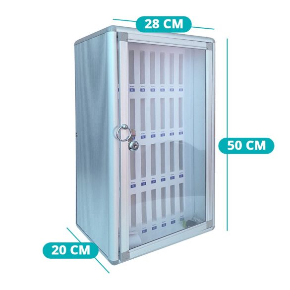 Mobiltelefon széf, 32 db mobiltelefonnak