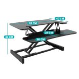 Sit/stand állóasztal átalakító