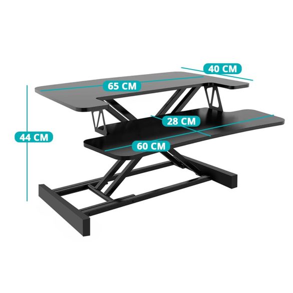Sit/stand állóasztal átalakító