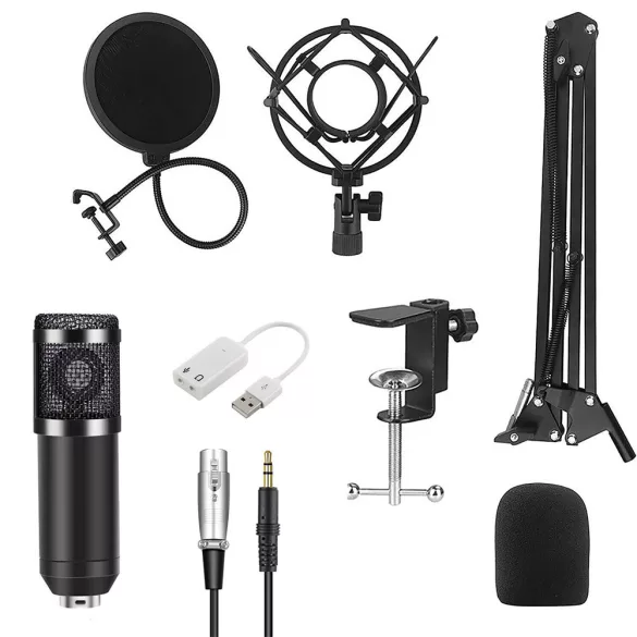 Asztalra szerelhető mikrofon, USB csatlakozóval