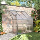 Kerti melegház, alumínium